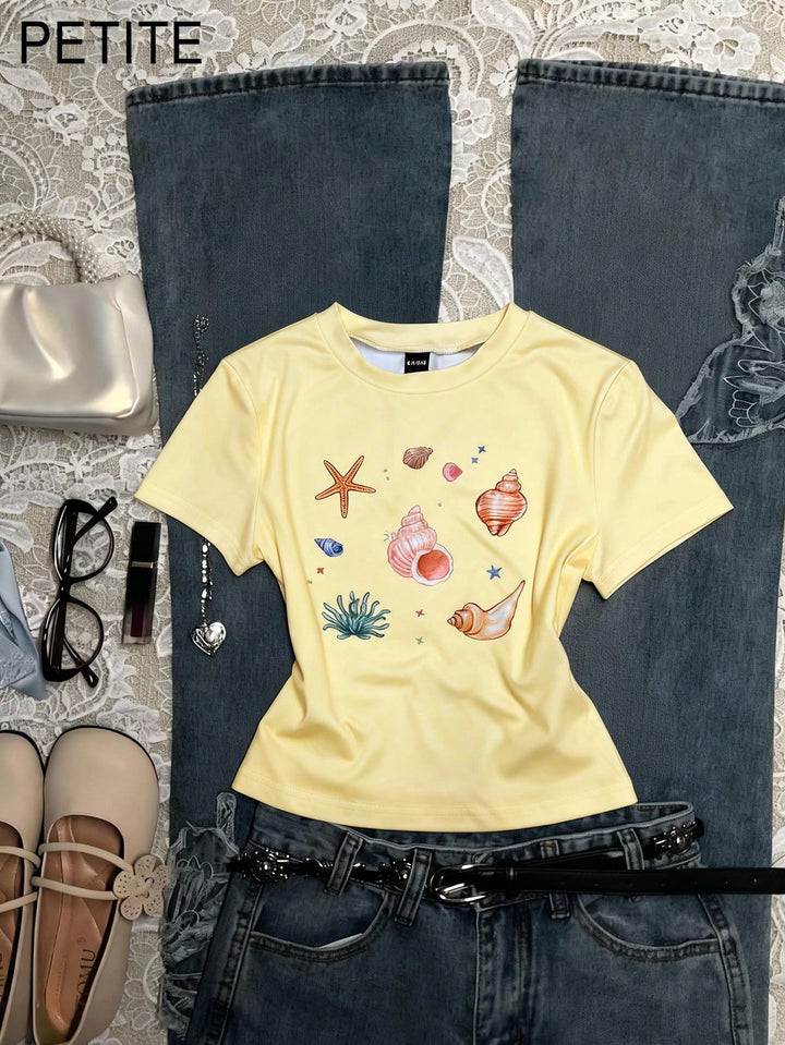 Tricou SHEIN, galben