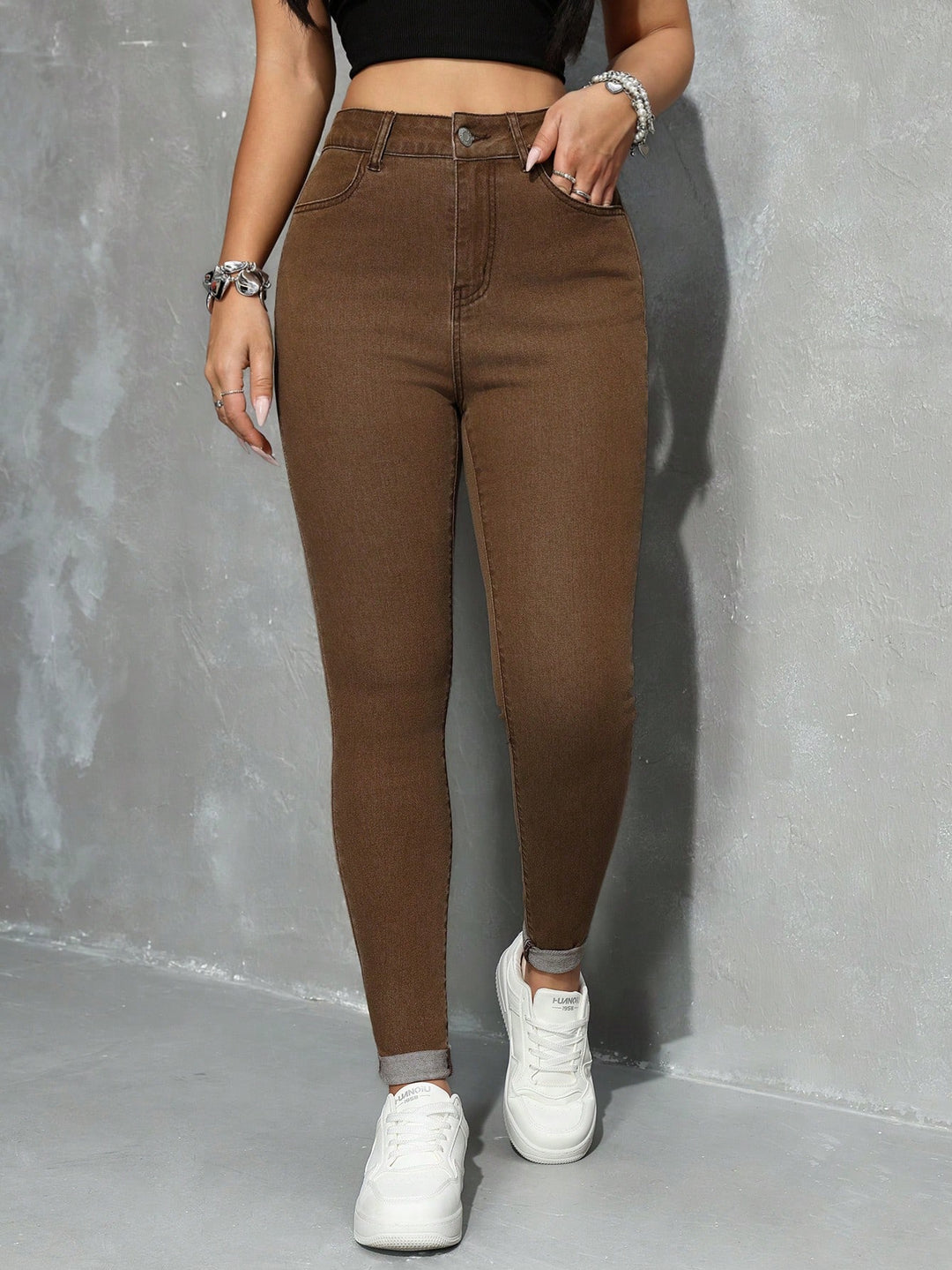 Jeans SHEIN, albastru