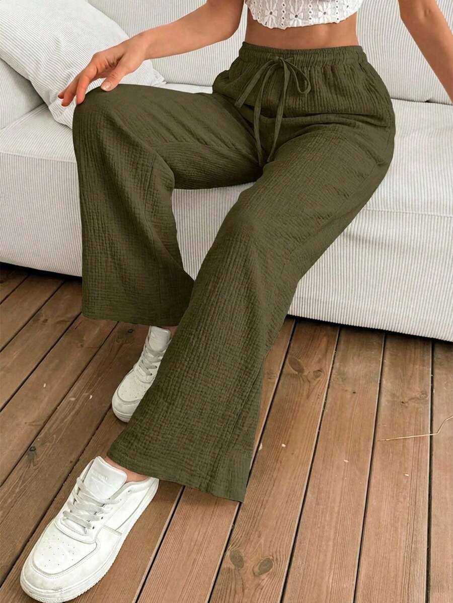 Pantaloni SHEIN, verde