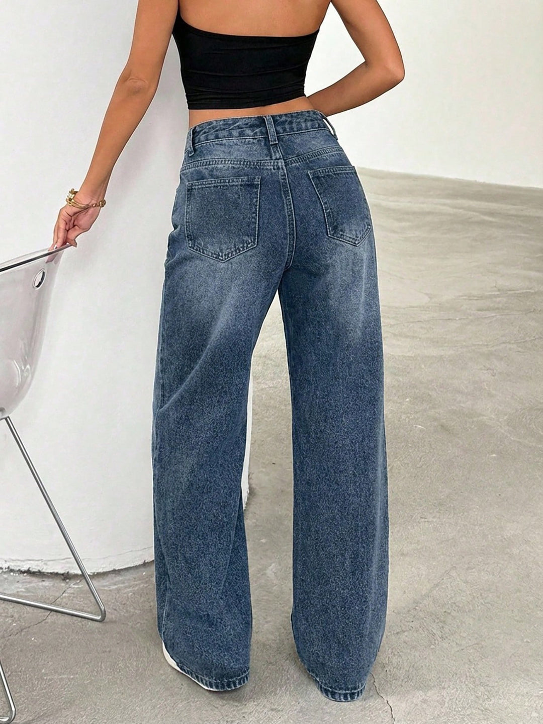 Jeans SHEIN, albastru