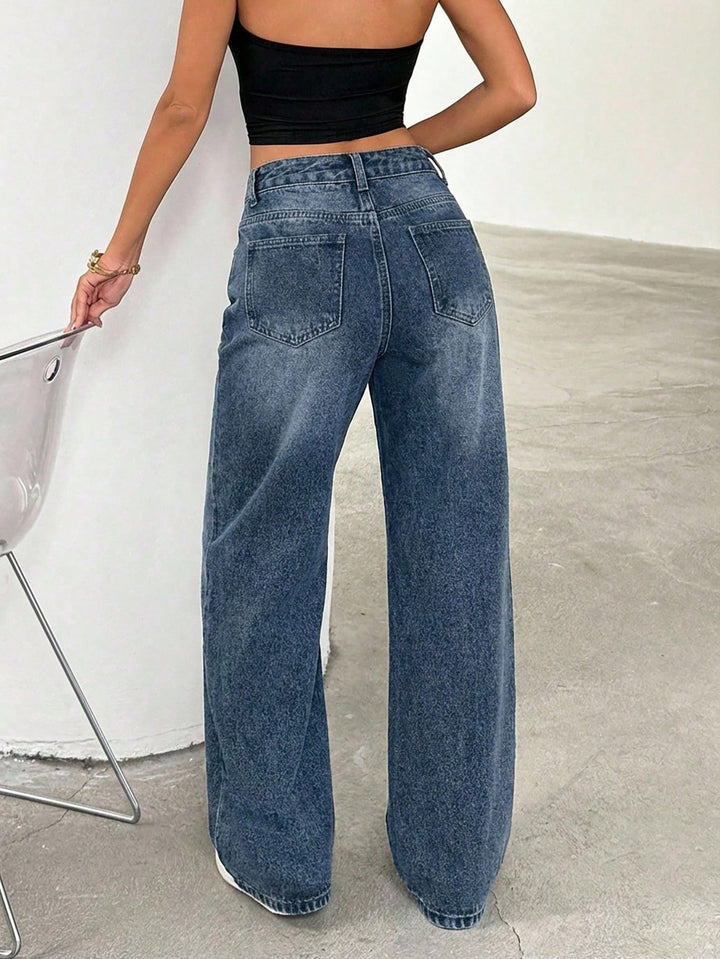 Jeans SHEIN, albastru