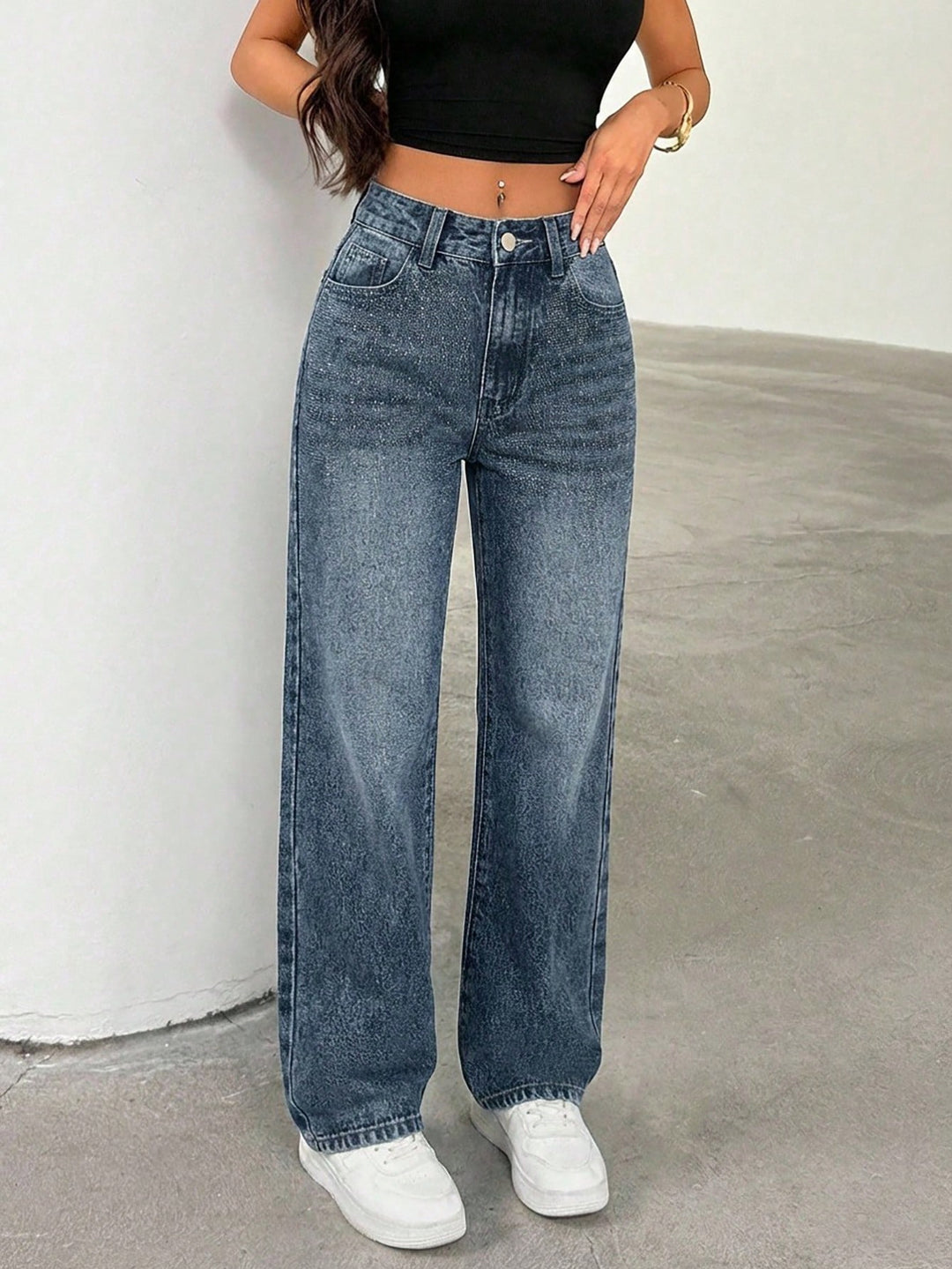 Jeans SHEIN, albastru