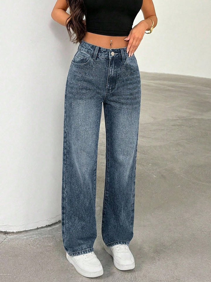 Jeans SHEIN, albastru