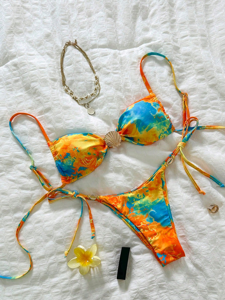 Set bikini SHEIN, mix culori