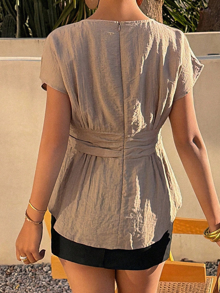 SHEIN blúz, khaki