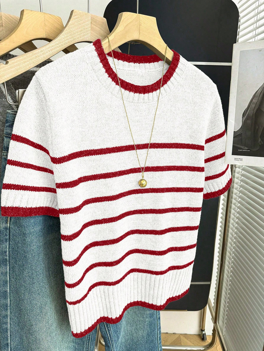 Top tricotat SHEIN, mix culori