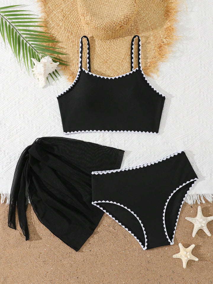 SHEIN bikini szett, fekete