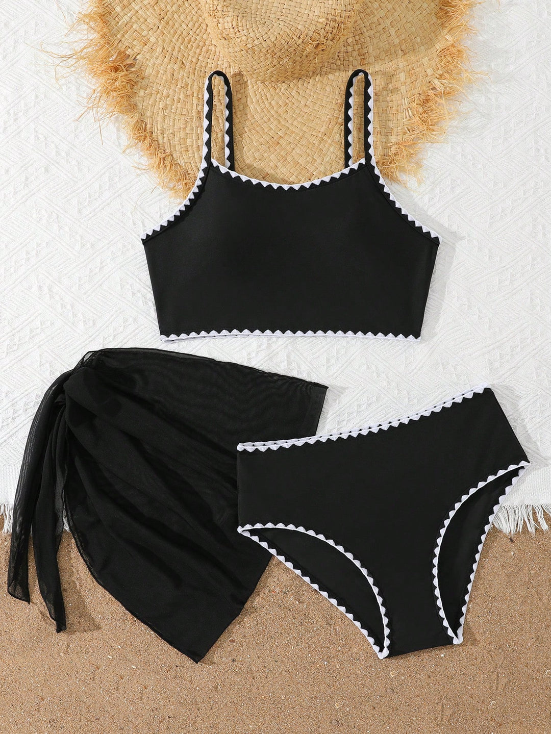 SHEIN bikini szett, fekete