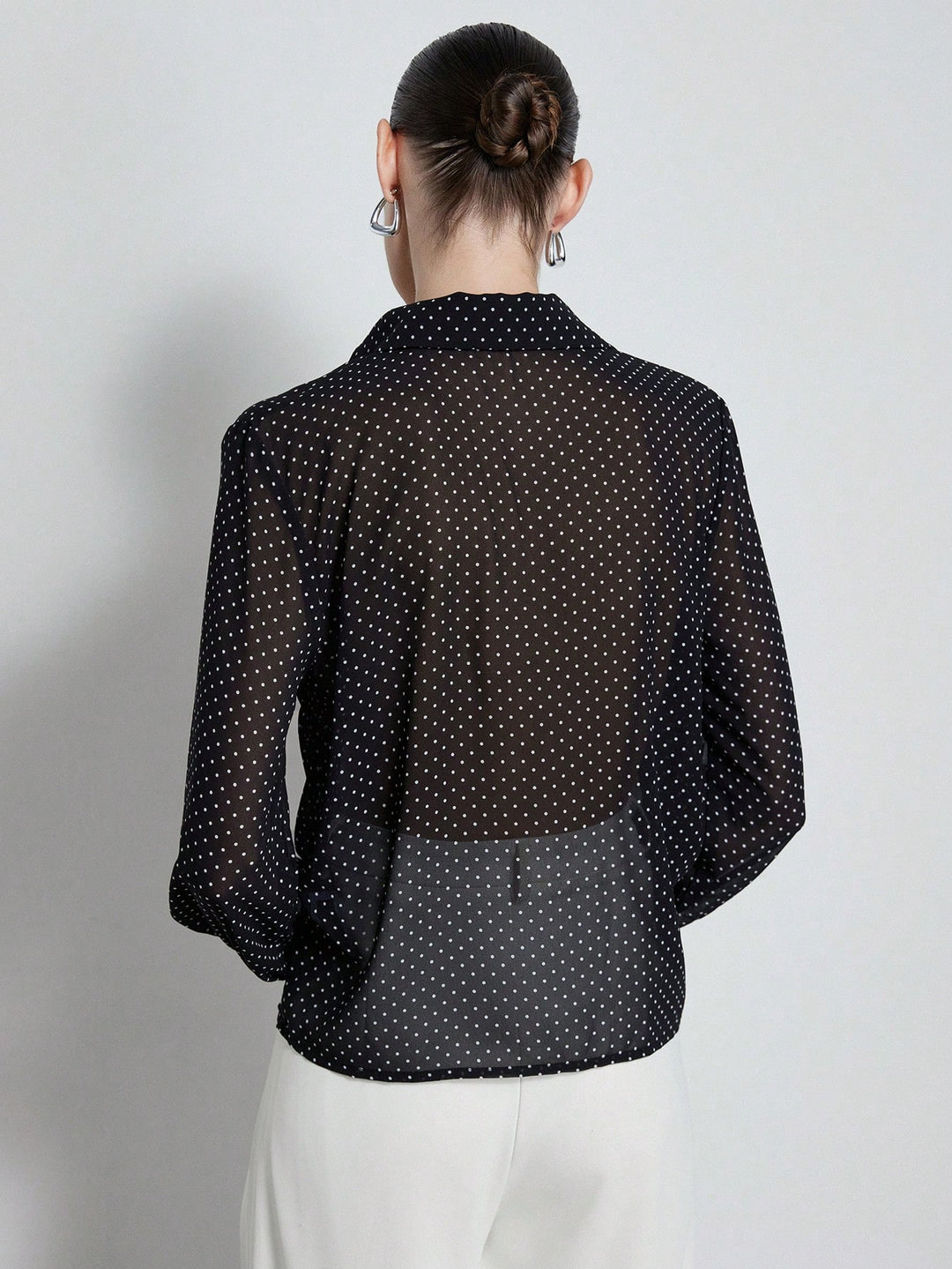 Bluza cu mâneci lungi SHEIN, negru