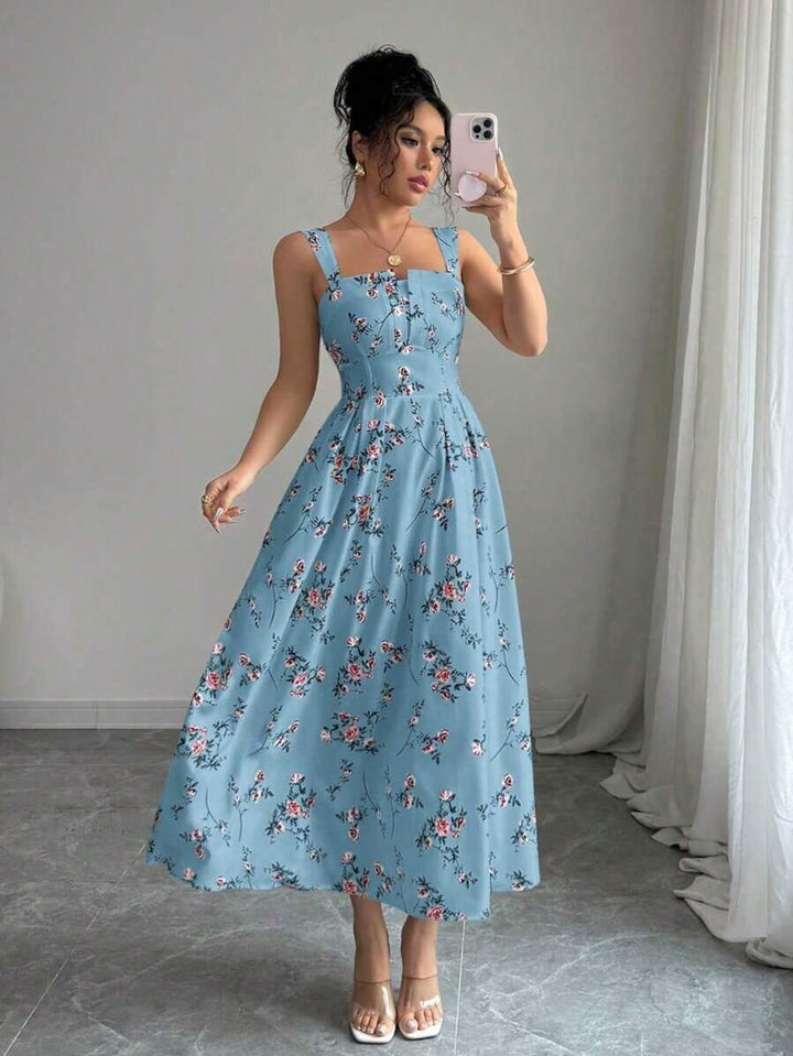 Rochie maxi SHEIN, albastru