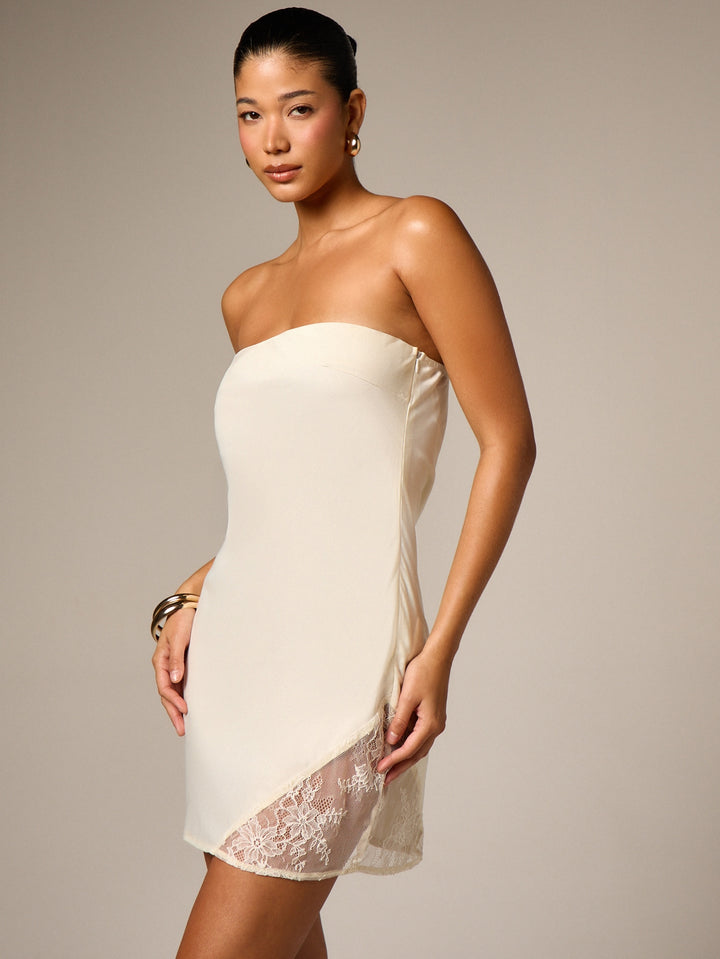 Rochie mini SHEIN, bej