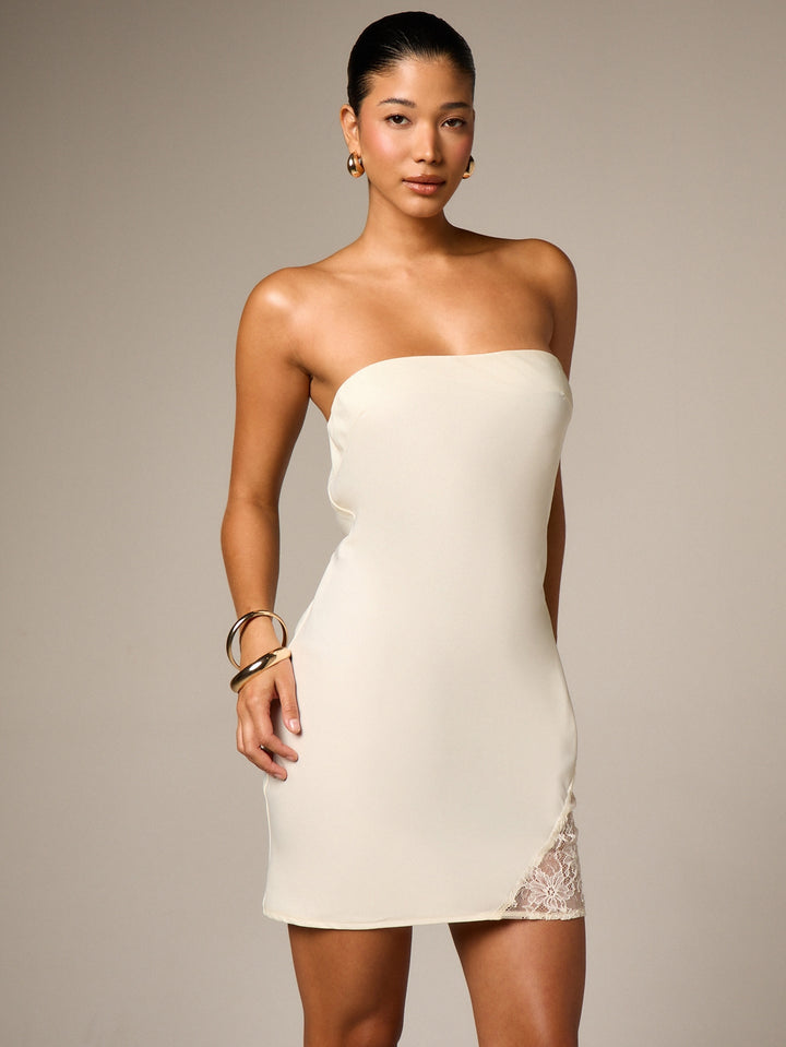 Rochie mini SHEIN, bej
