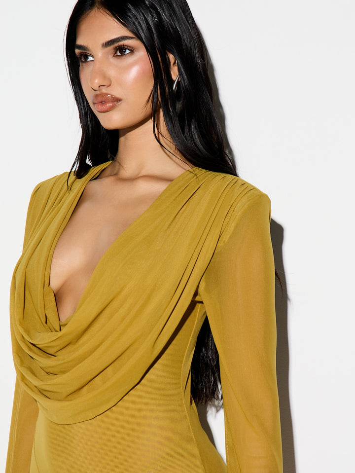 Rochie mini SHEIN, galben