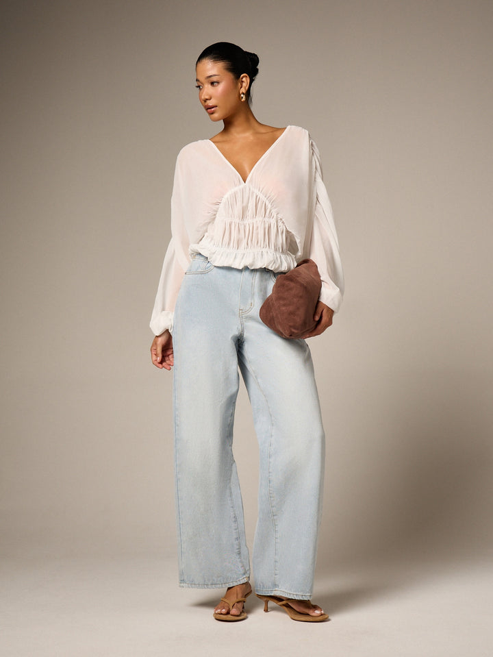 Bluza SHEIN, alb