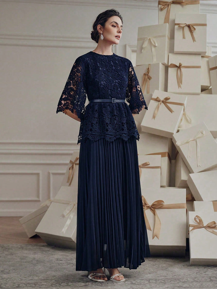 Rochie maxi SHEIN, albastru