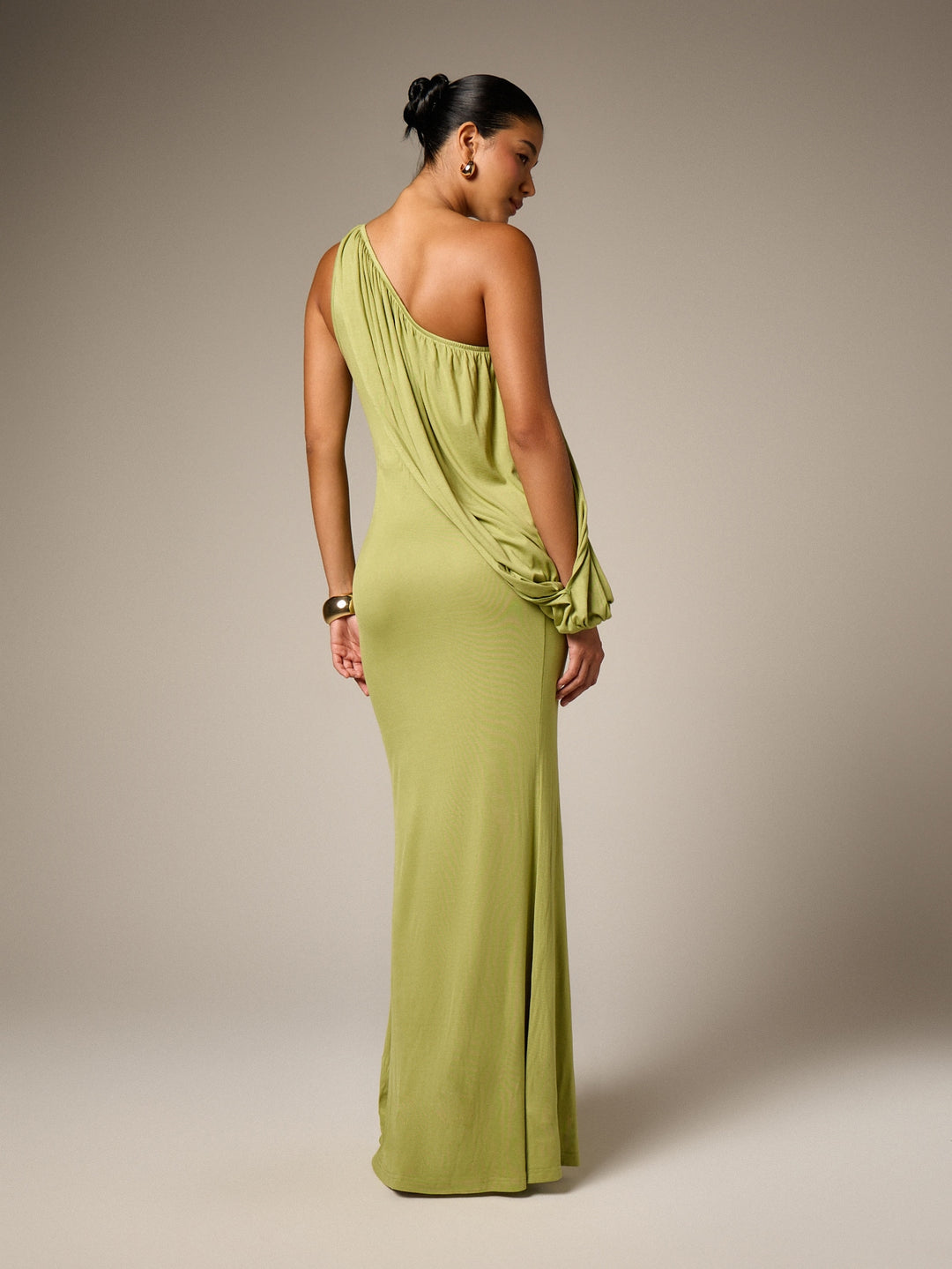Rochie maxi SHEIN, verde