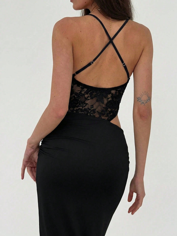 Rochie maxi SHEIN, negru