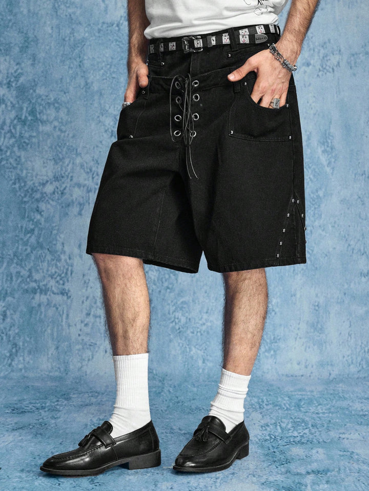 Pantaloni scurți SHEIN, negru