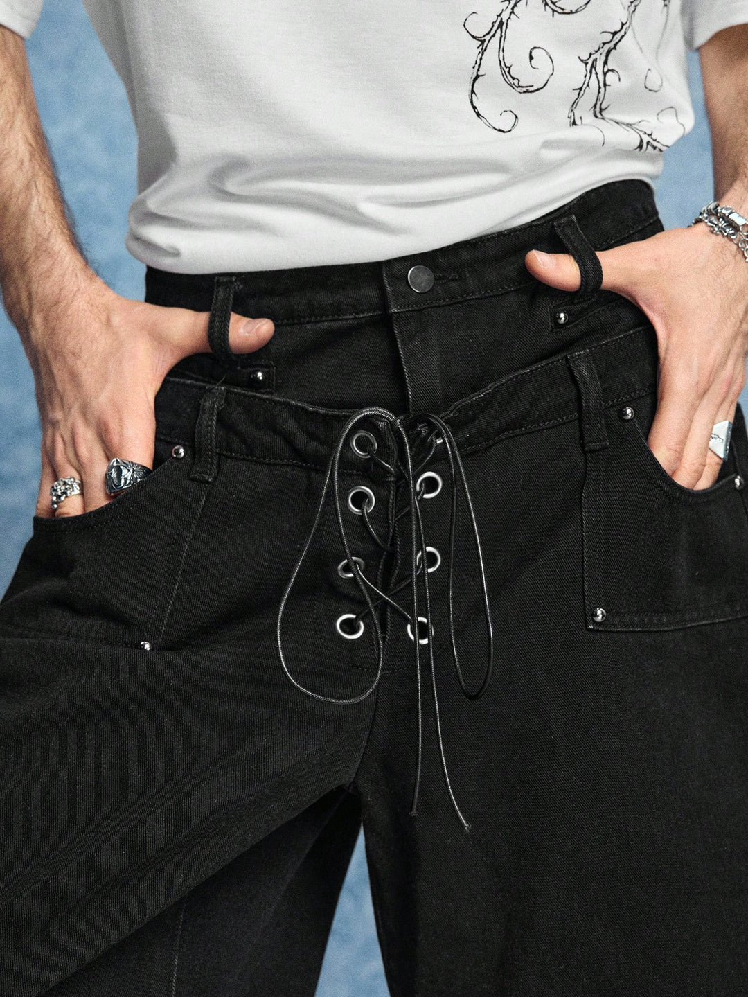 Pantaloni scurți SHEIN, negru