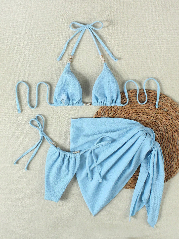 Set bikini SHEIN, albastru