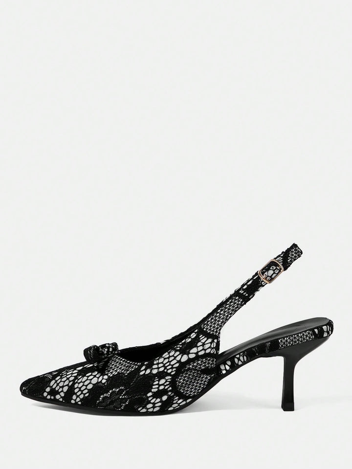 Pantofi cu toc SHEIN, negru