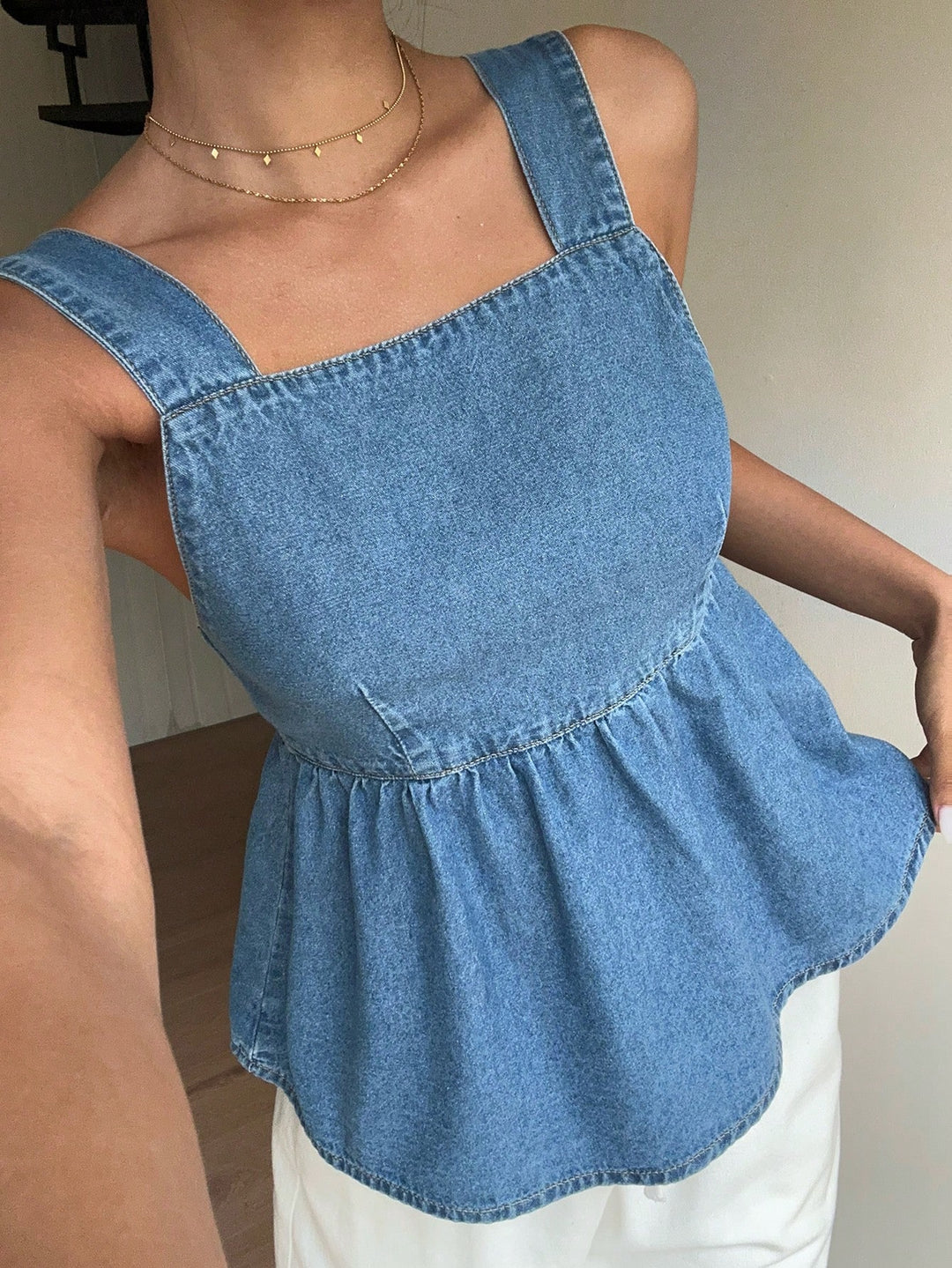 Top SHEIN, albastru