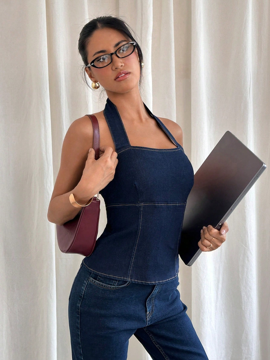 Top SHEIN, albastru