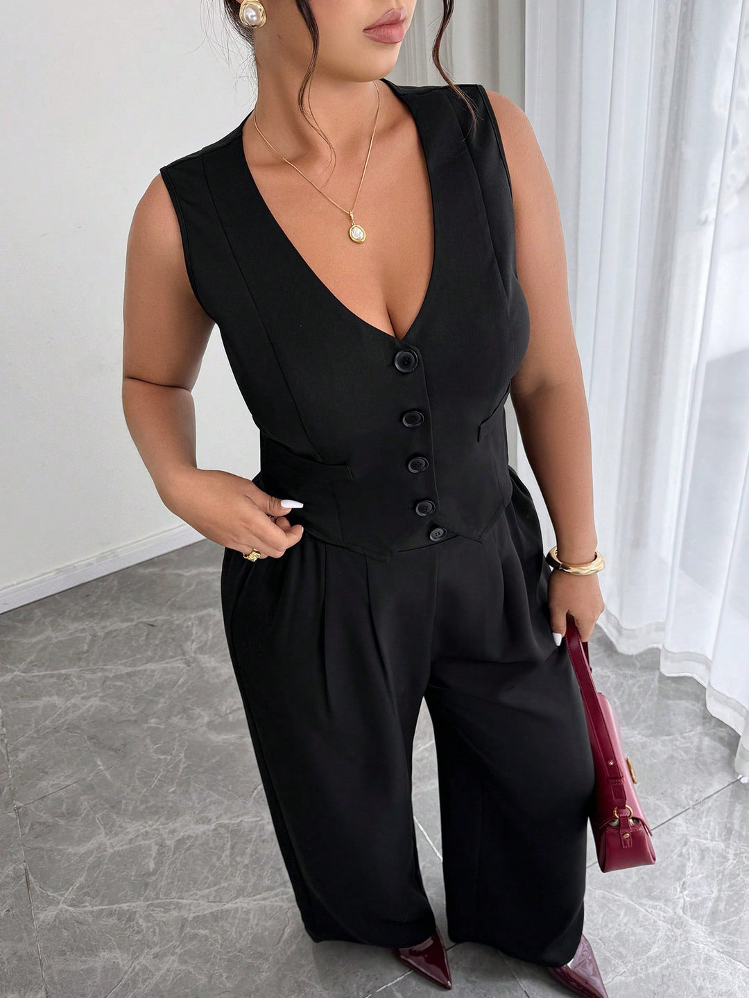 Costum SHEIN, negru