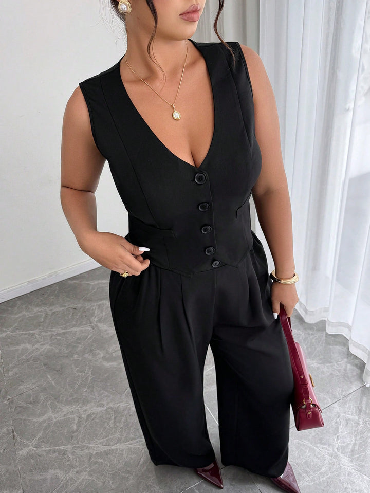 Costum SHEIN, negru