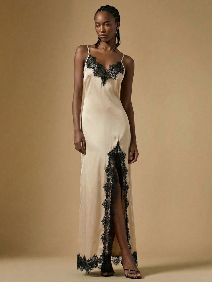Rochie maxi SHEIN, kaki