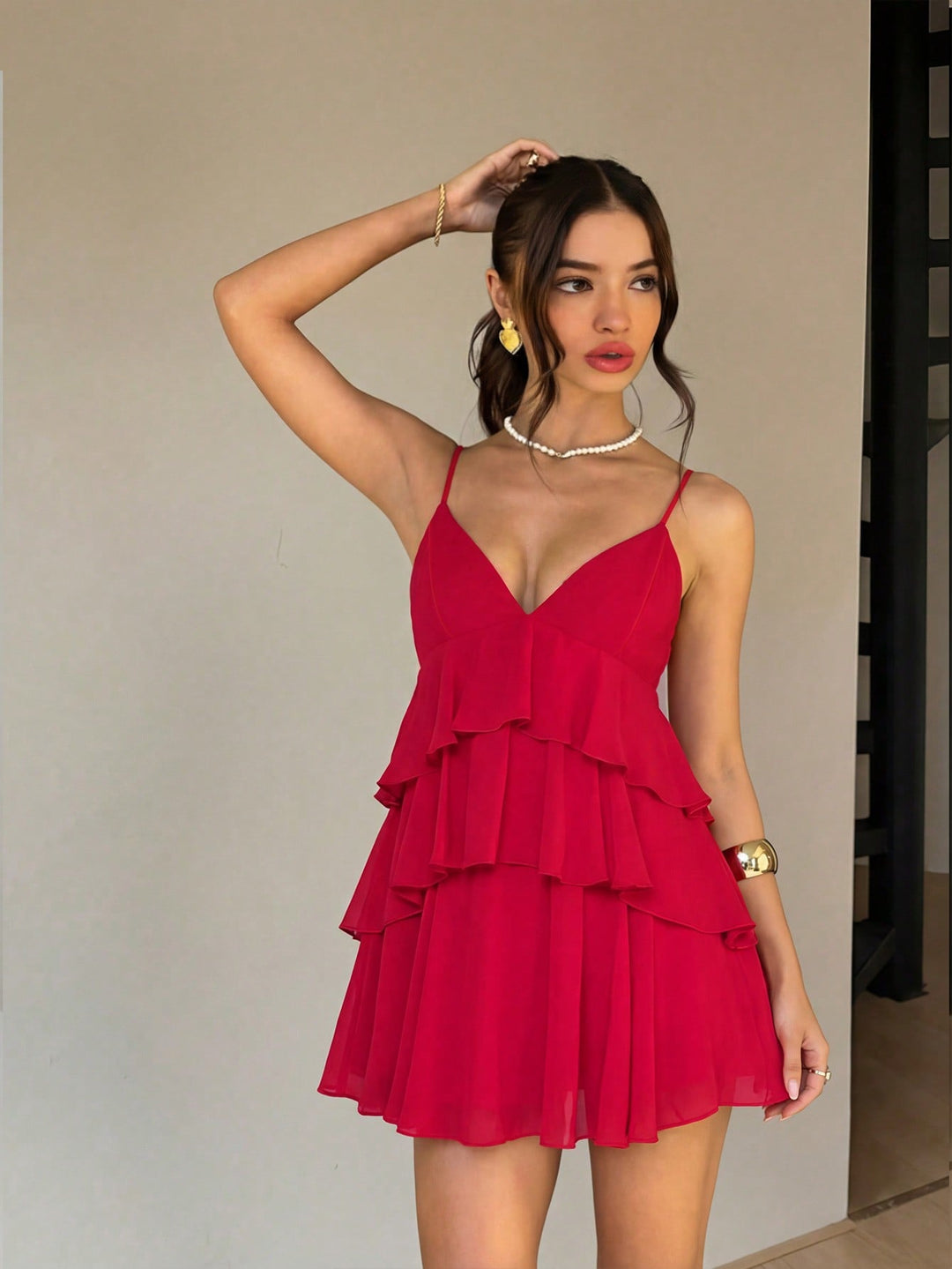 Rochie mini SHEIN, roșu