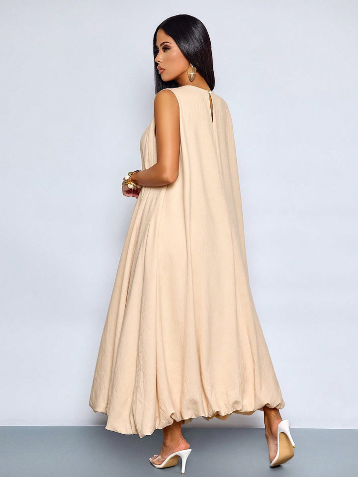 Rochie maxi SHEIN, bej