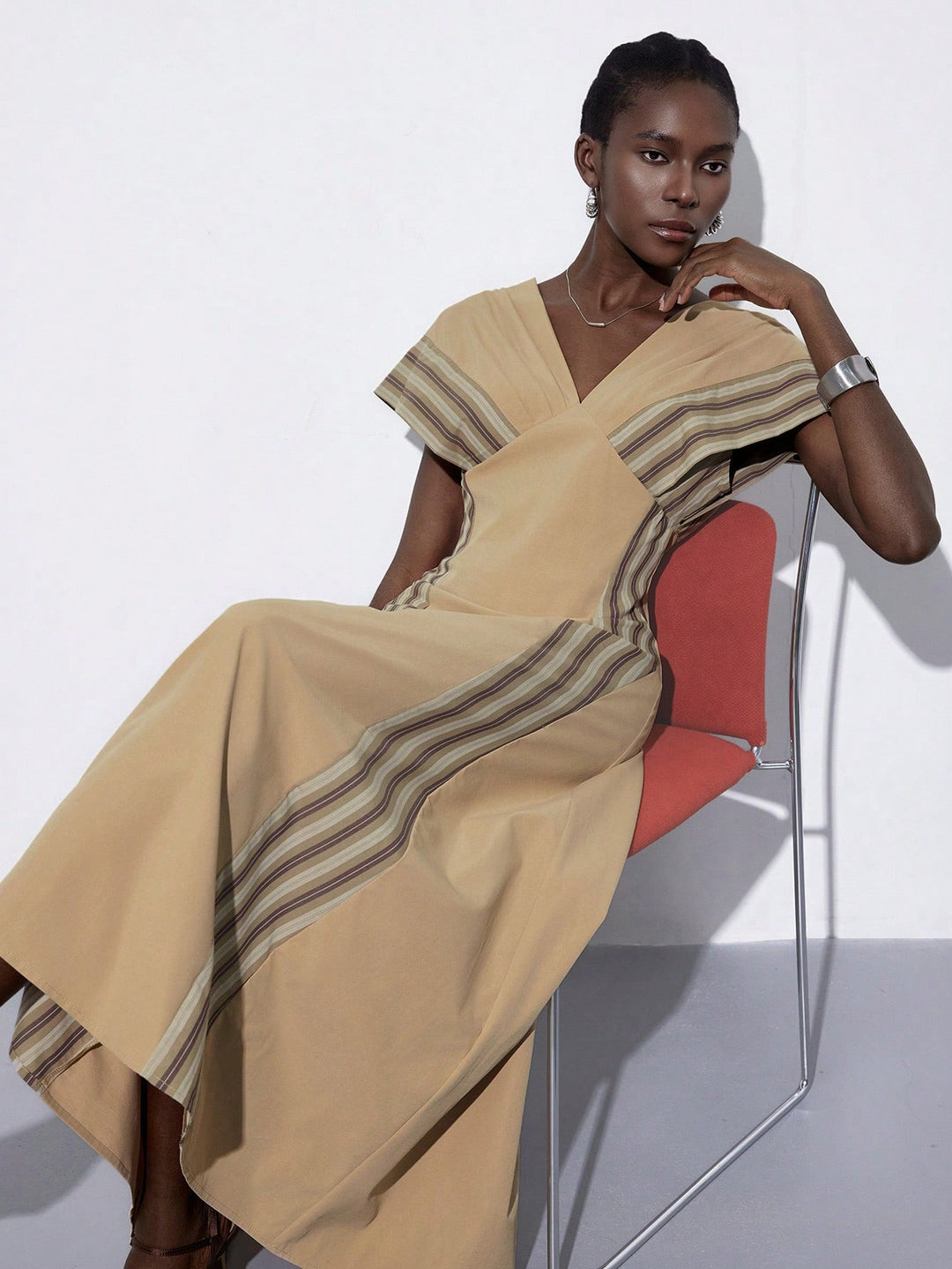 Rochie maxi SHEIN, mix culori