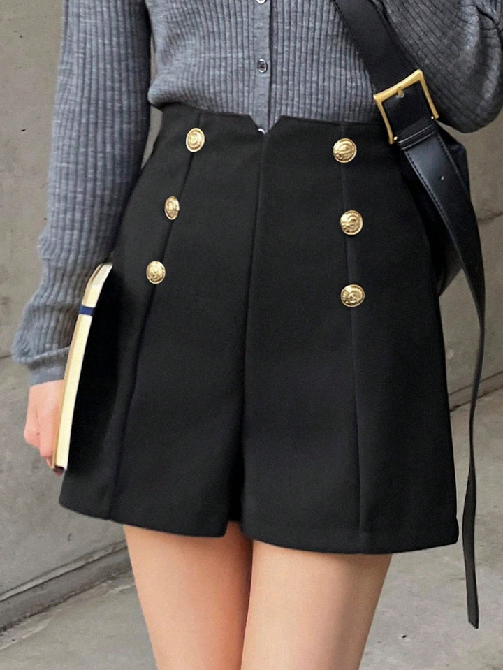 Pantaloni scurți SHEIN, negru