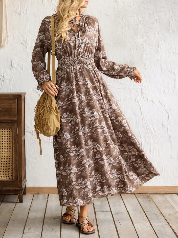 Rochie midi SHEIN, kaki