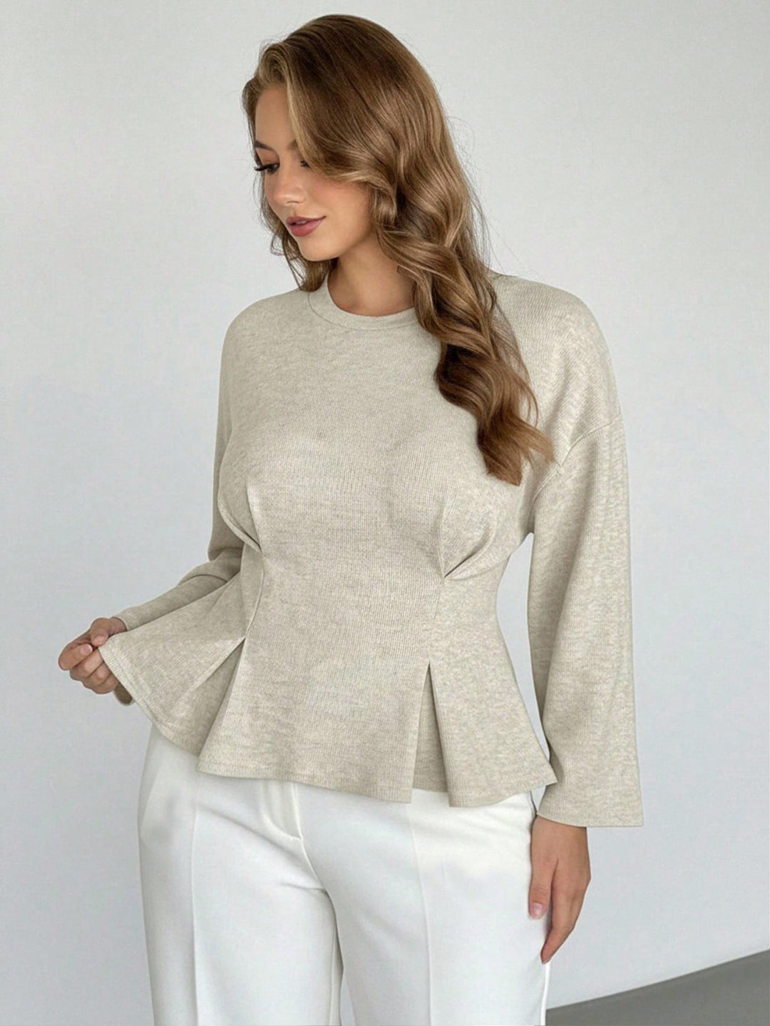 Tricou SHEIN, bej