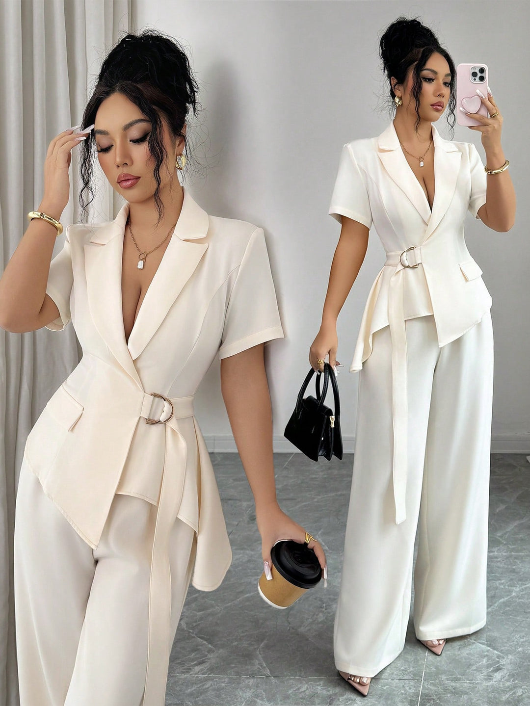 Costum SHEIN, bej