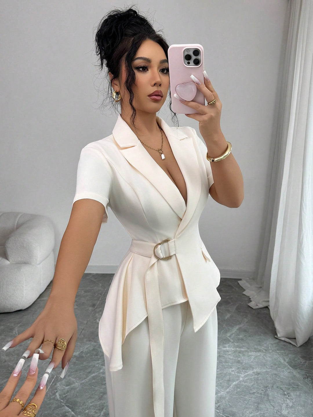 Costum SHEIN, bej