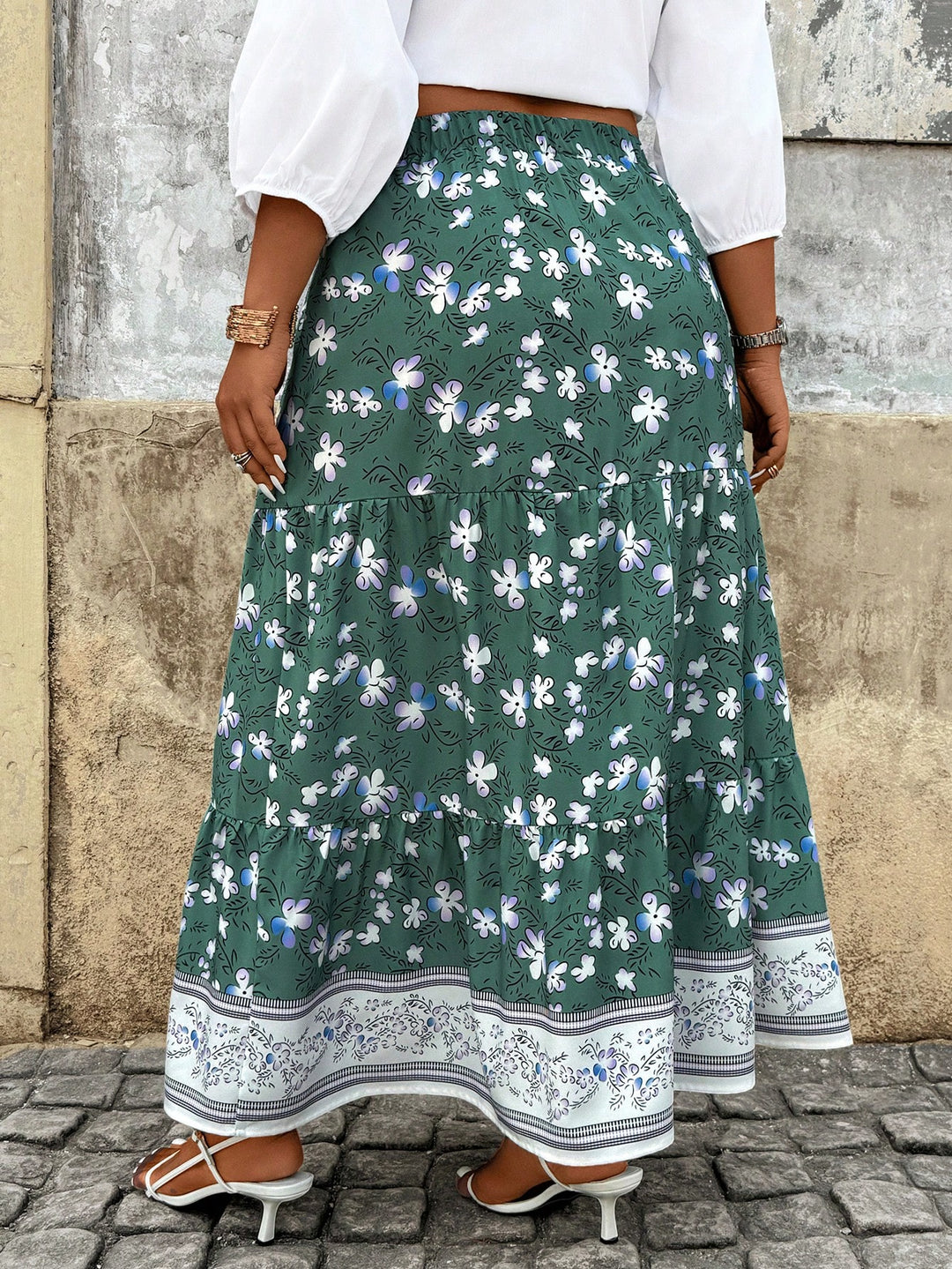 SHEIN maxi skirt, mixed colors