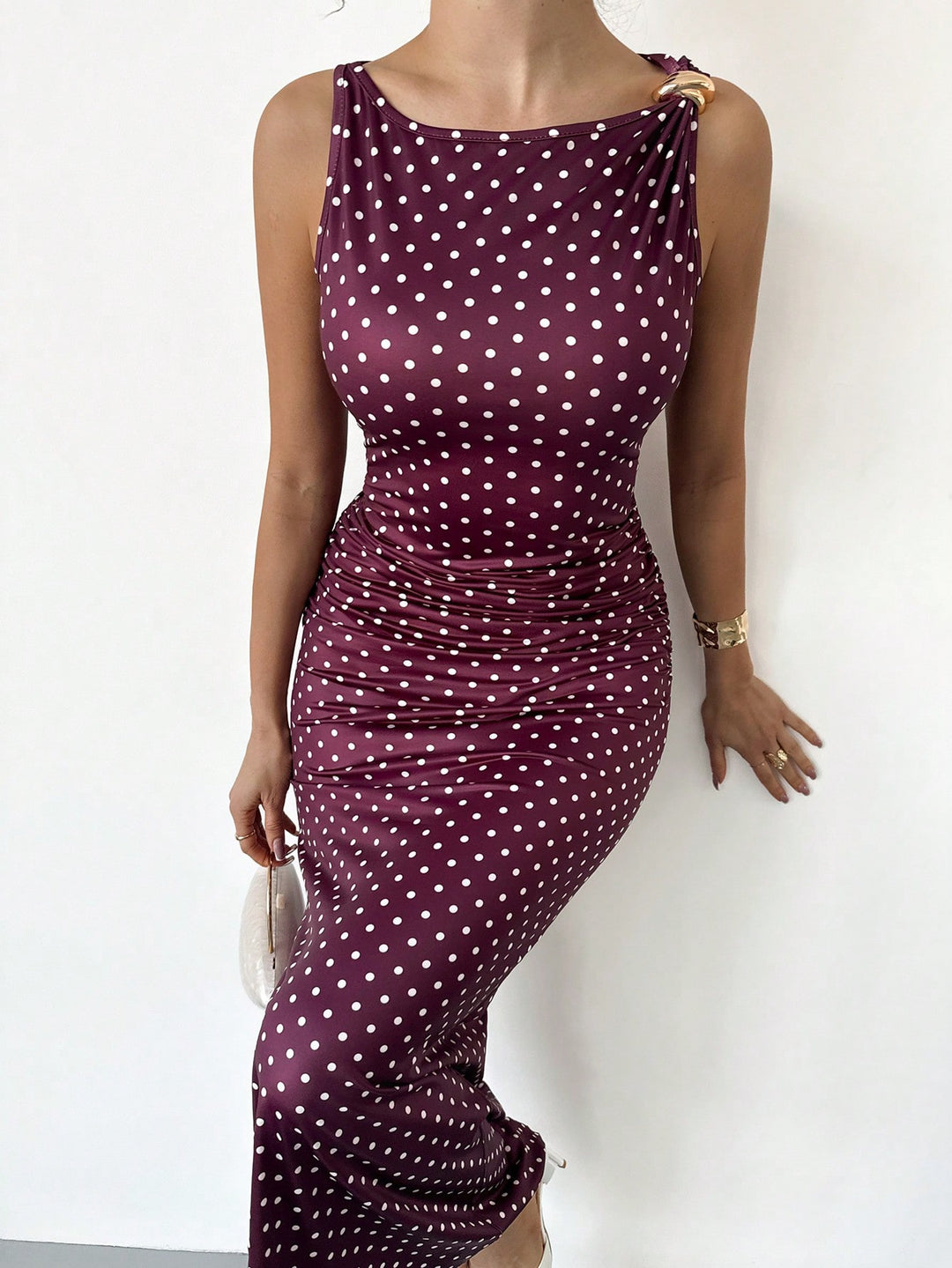 Rochie maxi SHEIN, roșu