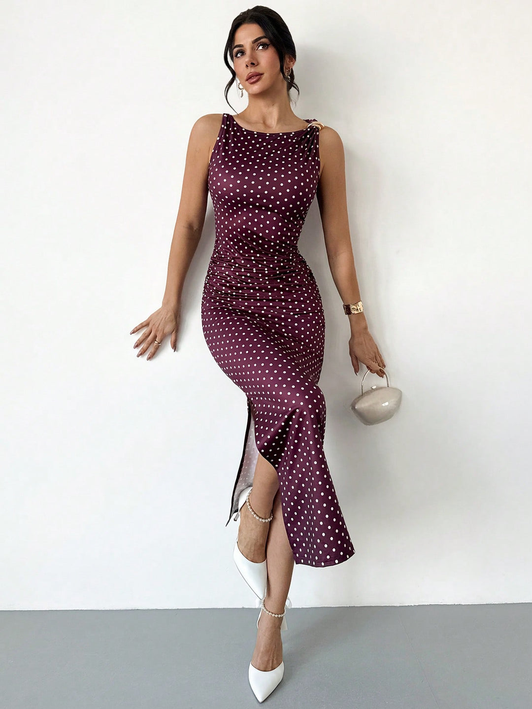 Rochie maxi SHEIN, roșu