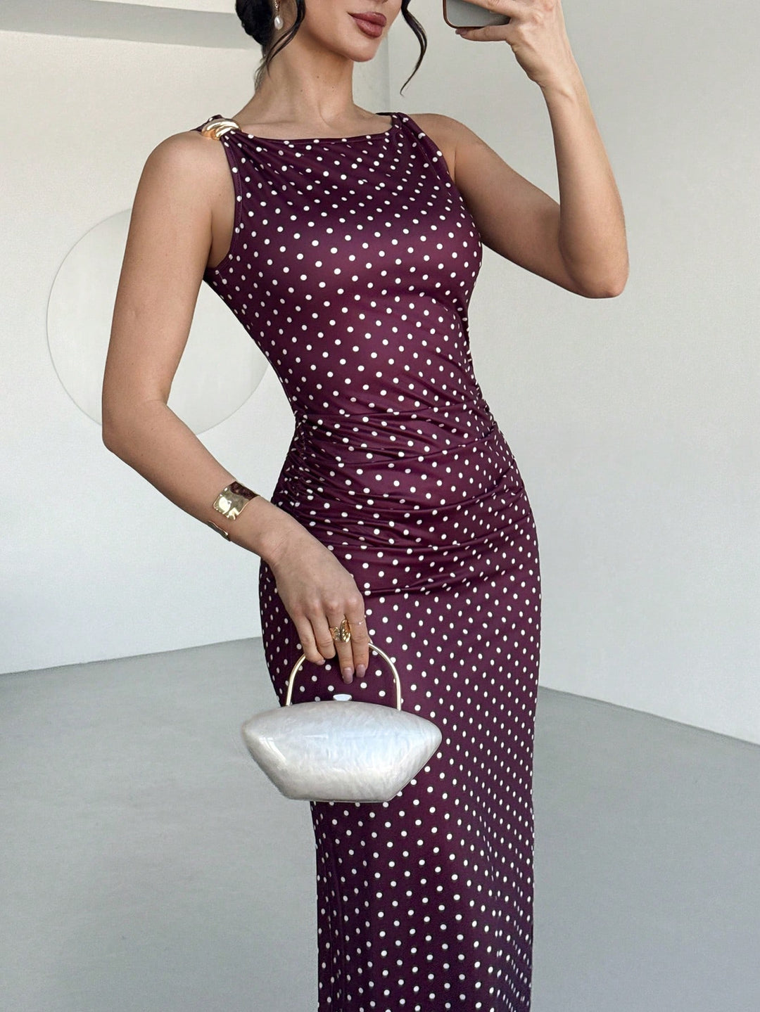 Rochie maxi SHEIN, roșu