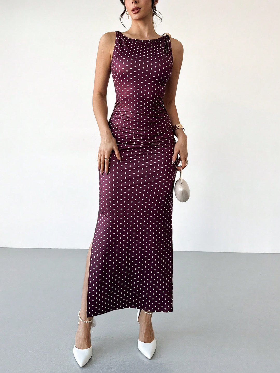 Rochie maxi SHEIN, roșu