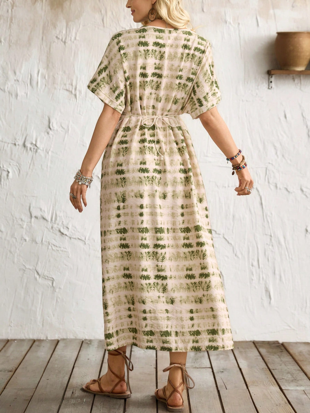 Rochie maxi SHEIN, verde