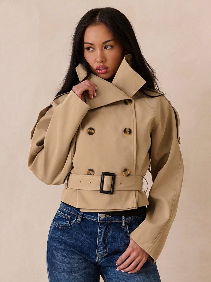 Trench SHEIN, kaki