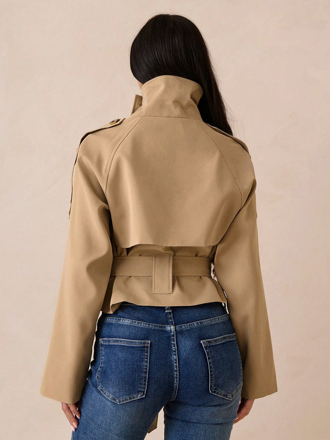 Trench SHEIN, kaki