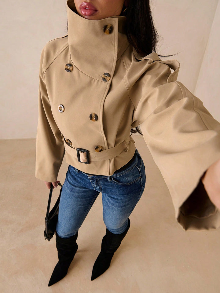 Trench SHEIN, kaki