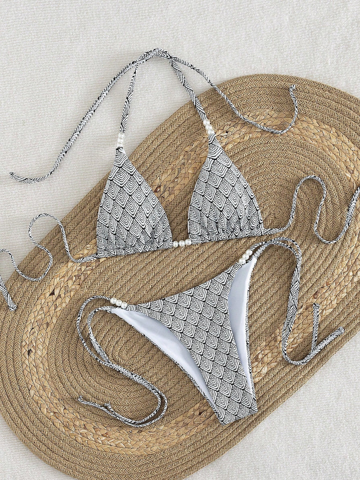 Fekete bikini szett, SHEIN
