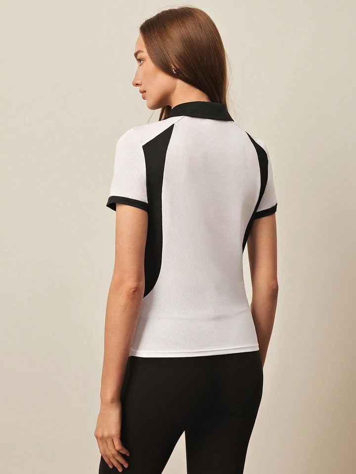 Tricou polo SHEIN, negru