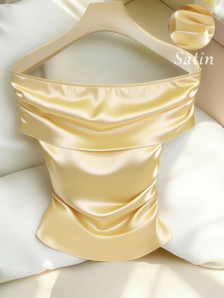 Top SHEIN, galben